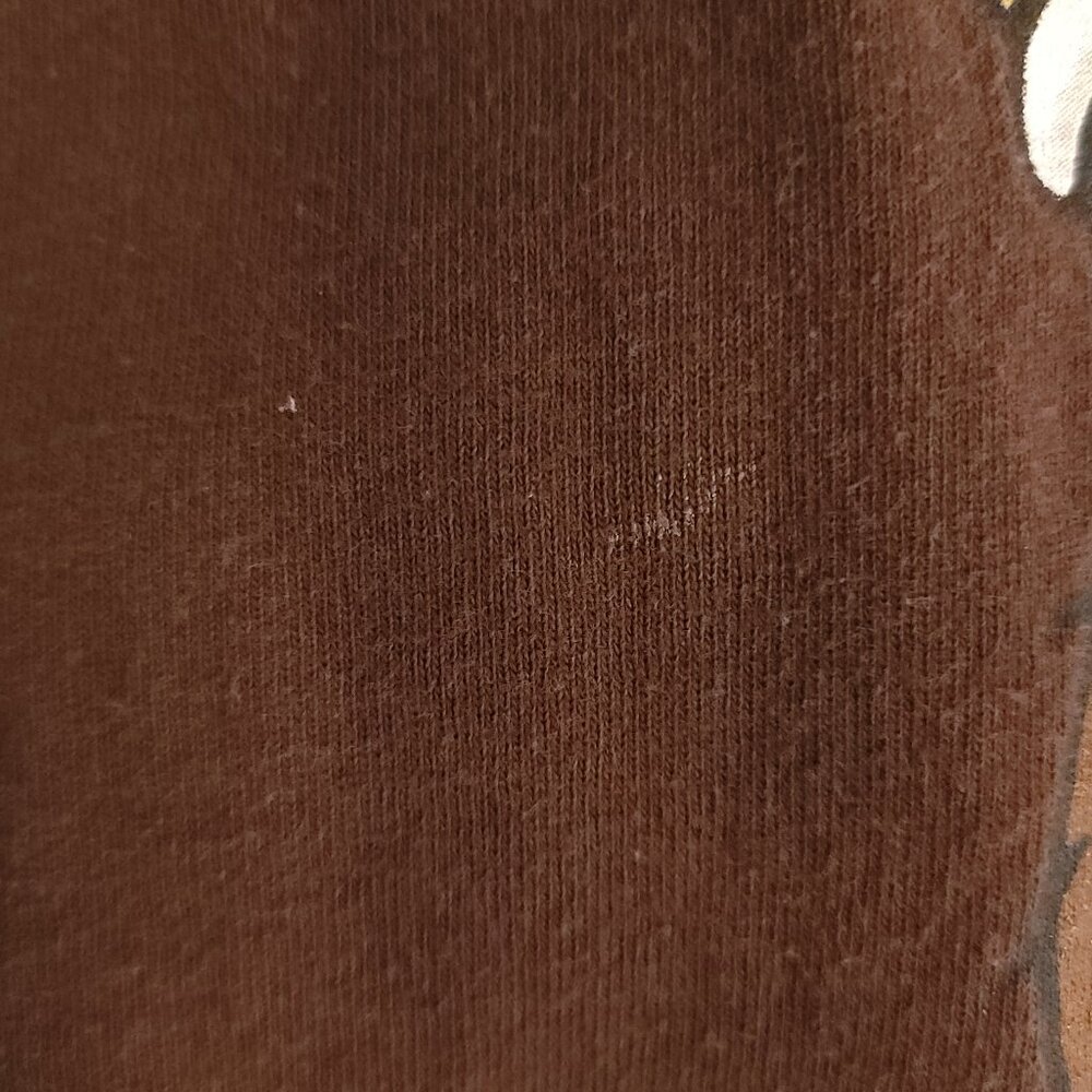 Vtg Bullwinkle Graphic T-Shirt Men's Large Brown Stanley Desantis Distressed 90s - Picture 5 of 14